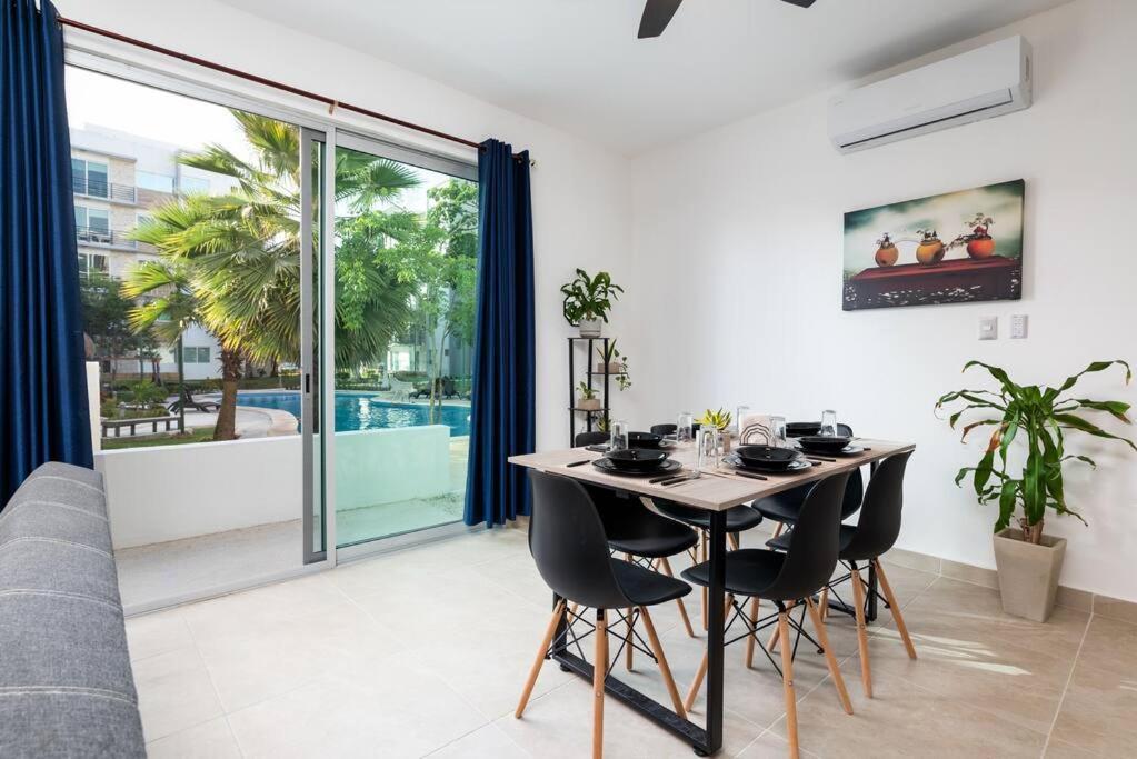 Appartamento Depa Familiar Pb 6Pax Con Alberca Rodeado De Restaurantes Zona Segura Playa del Carmen