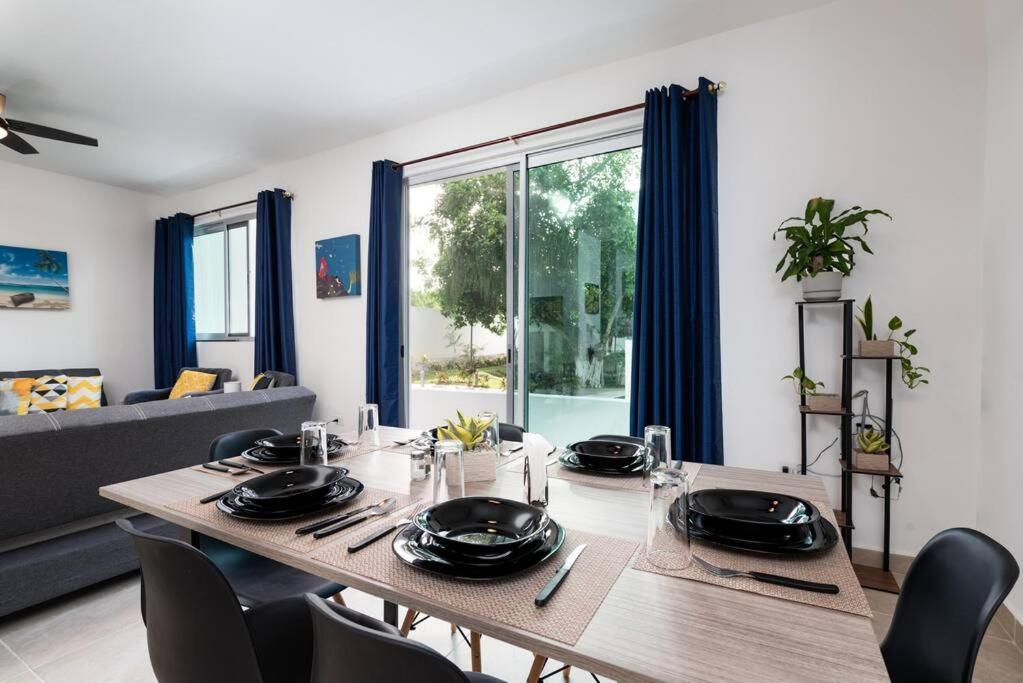 Depa Familiar Pb 6Pax Con Alberca Rodeado De Restaurantes Zona Segura Appartamento Playa del Carmen