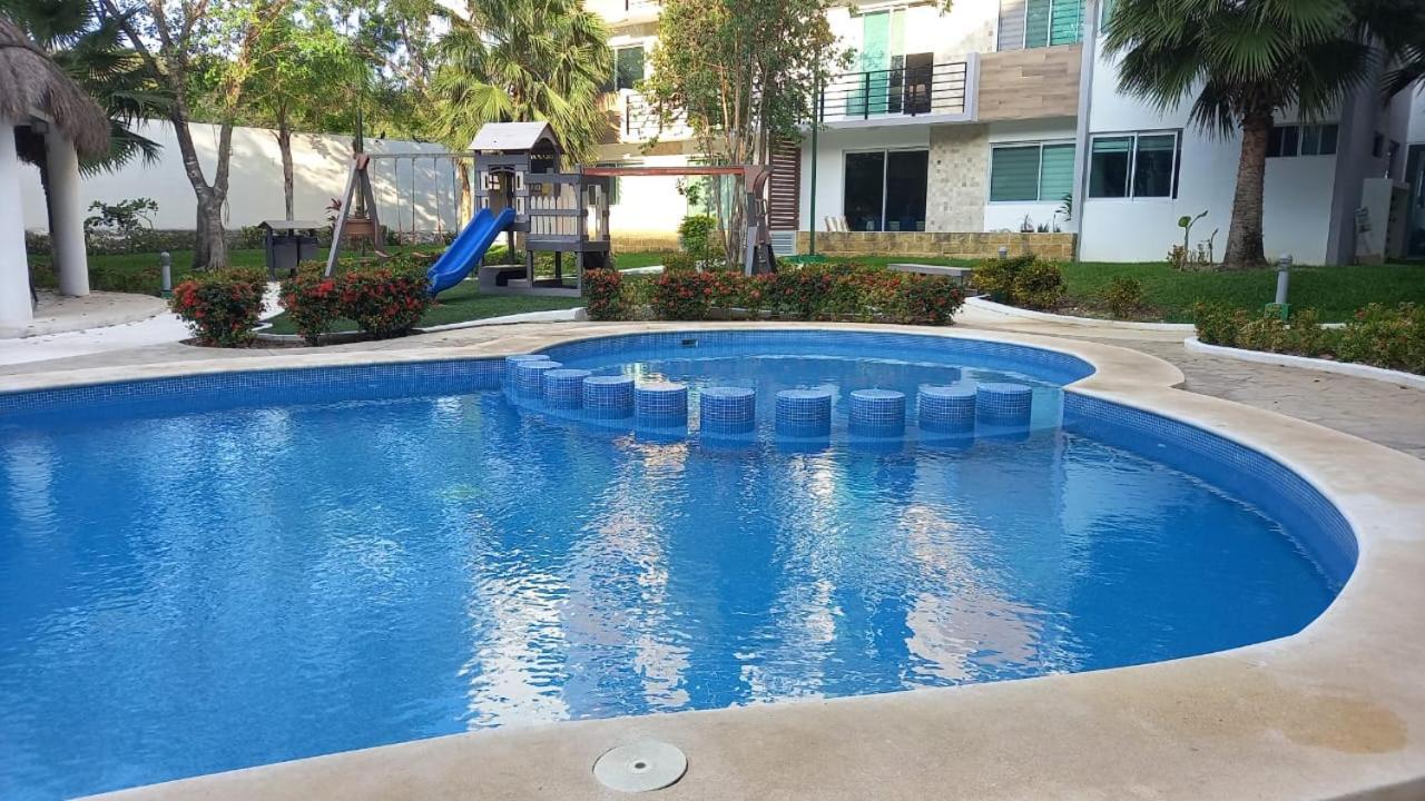 Depa Familiar Pb 6Pax Con Alberca Rodeado De Restaurantes Zona Segura Appartamento